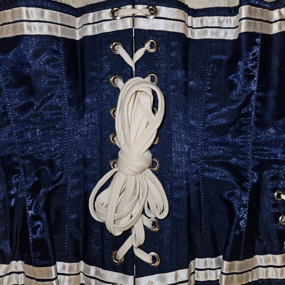 NWT Sailor Corset + FREE! Steel Boned 26" MED - Picture 3 of 16
